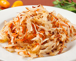 Капуста кислая в легкой обжарке 